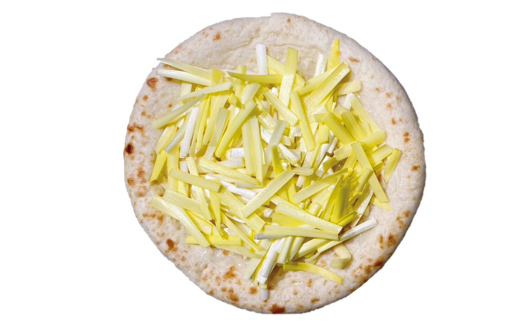 冷凍手作り「黄ニラ」ピザ