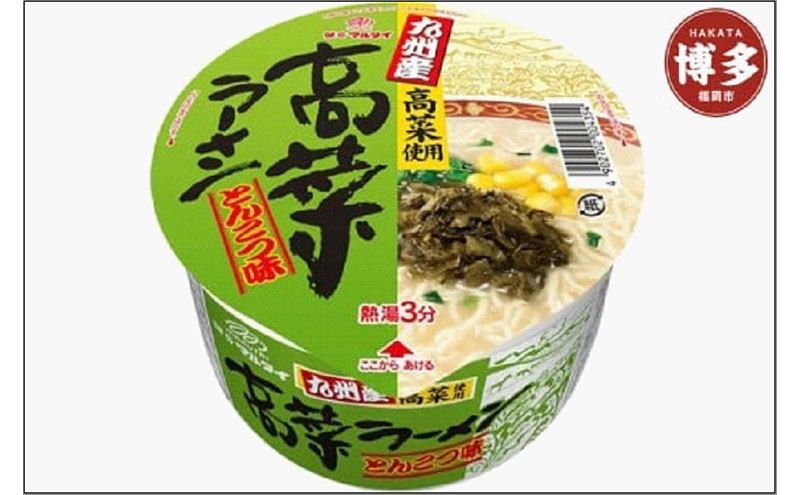 九州産 高菜ラーメン とんこつ味　12食　豚骨ラーメン