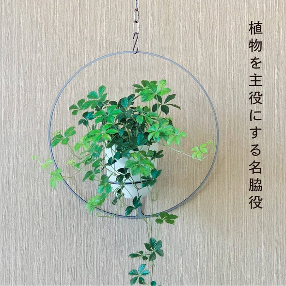 GRAVIRoN Hang Plants シリーズ Round 酸洗鉄（プランツハンガー）
