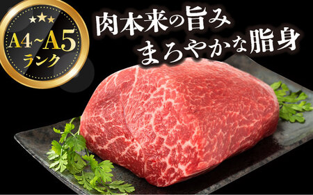 【訳あり】【A4～A5】長崎和牛モモブロック（ローストビーフ用等）約500g?600g【株式会社 MEAT PLUS】[DBS028]