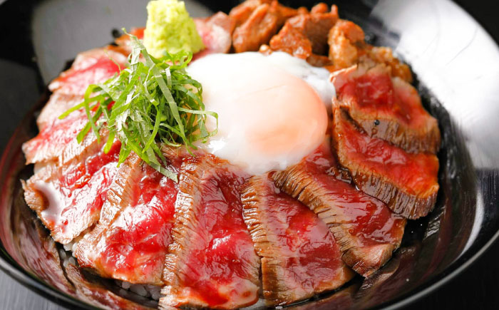 【限定数量】あか牛丼(2人前)セット【有限会社　三協畜産】 [BHAS006]