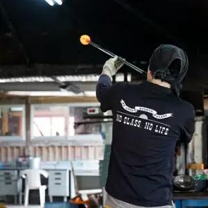 【RYUKYU GLASS WORKS 海風】ポロロカロック（ブラック）