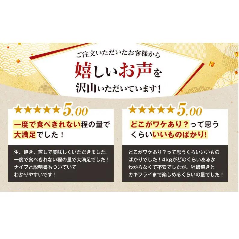11月～3月 定期便 訳あり 牡蠣 北海道厚岸産 殻付カキ 約4kg (25から50個) カキナイフ付 生食 生牡蠣 貝付き牡蠣 貝 海鮮 魚介類 殻付き牡蠣 マルえもん