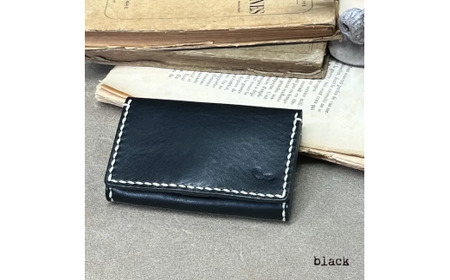 【名刺入れ】card case ブラック 革 名刺入れ
