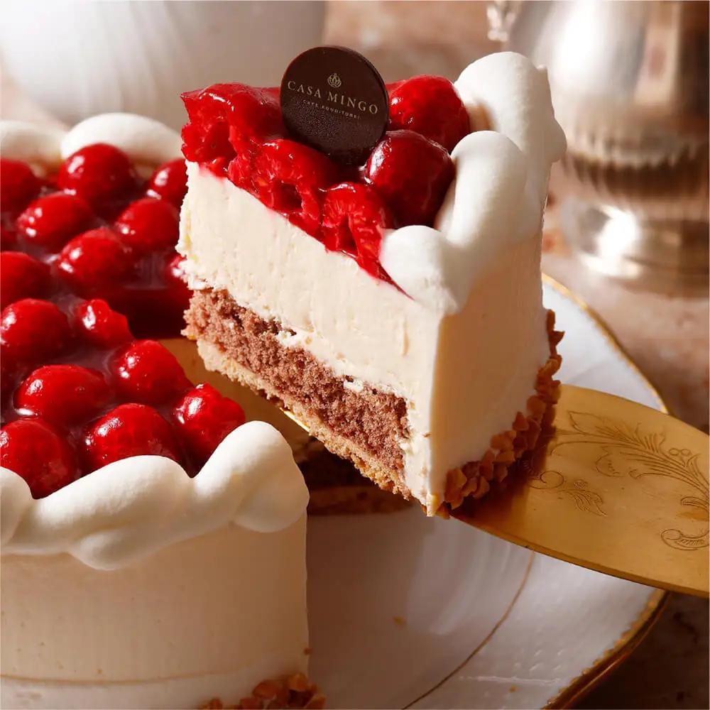 高級洋菓子 シュス木苺レアチーズケーキ30cm シュス レアチーズ ケーキ ホール 木苺 ギフト 誕生日 バースデー 30cm 10号 