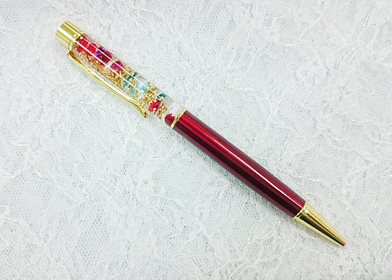 新宿フラワークラフト体験工房 ハーバリウムボールペン作り