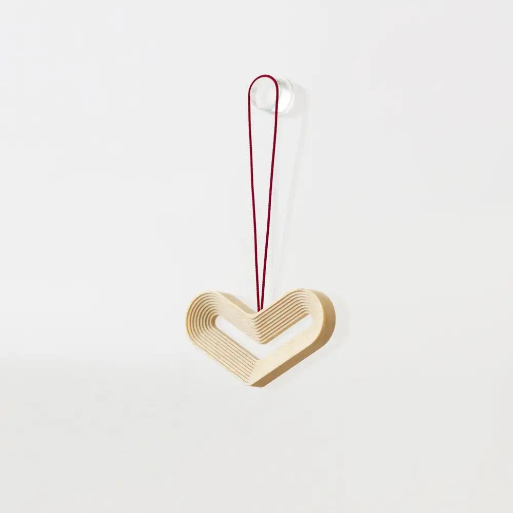 旭川家具 cosine STEPSオーナメント　HEART　メープル 旭川家具 _05741