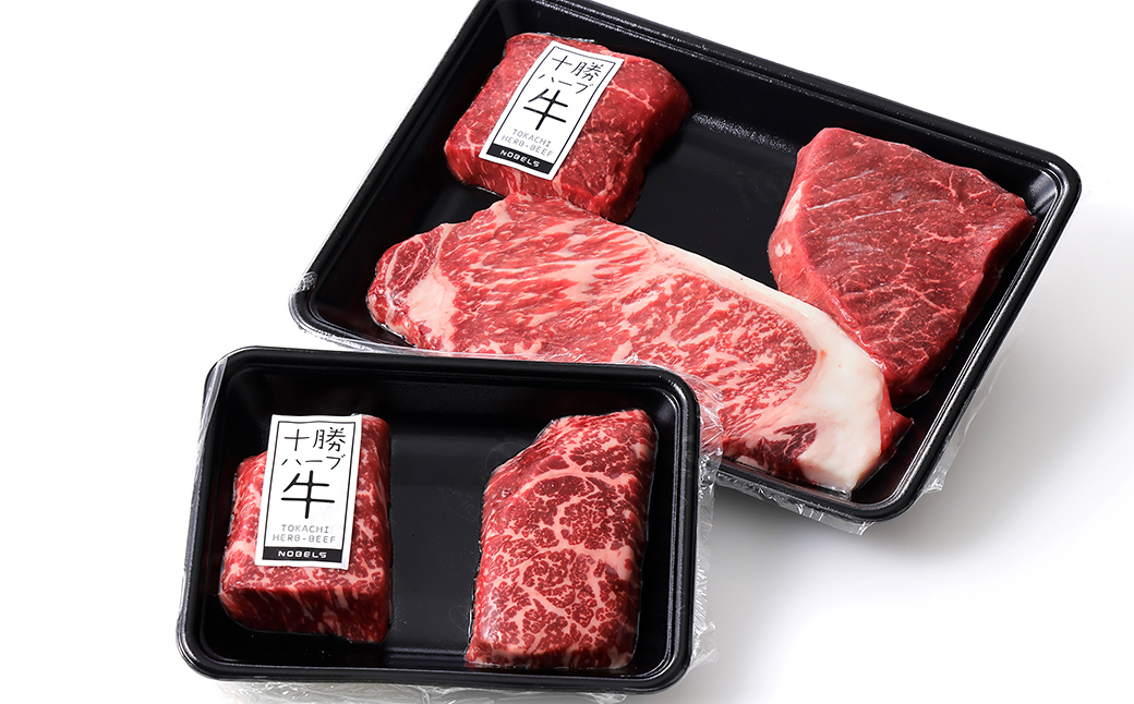 十勝ハーブ牛 サーロイン モモ ステーキ セット 計700g 国産 北海道 牛 肉 牛肉 国産牛 赤身 真空パック キャンプ アウトドア バーベキュー BBQ 冷凍