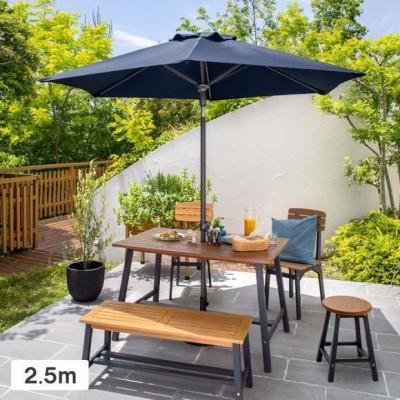 ふるさと納税 海南市 EGプッシュパラソル 2.5m ネイビー　33067600