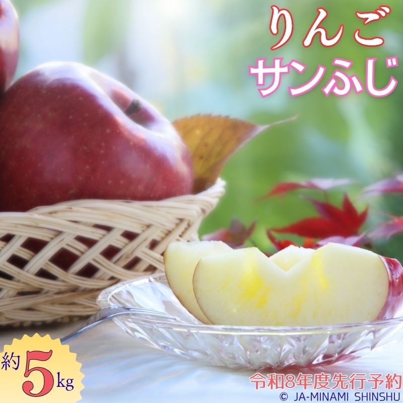 【ふるさと納税】J14 サンふじ 約5kg 5kg