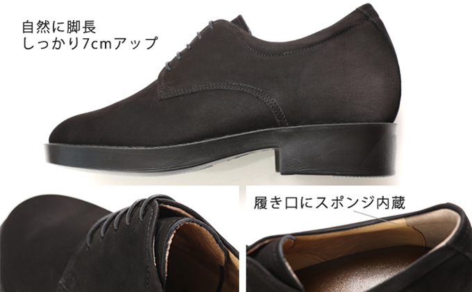 ビジネスシューズ 本革 革靴 牛革ヌバック 紳士靴 カジュア
