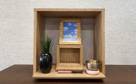 仏壇 モダン 仏具 お供え 供養 台置き 木製 インテリア 家具 コンパクト 日本製 ナチュラル 藤枝家具 日用品 静岡県 藤枝市  | 仏壇 仏壇 仏壇 仏壇