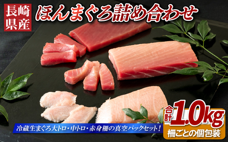 刺身用 国産ほんまぐろ詰め合わせ【養殖】本まぐろ 人気 国産 長崎 佐世保 
