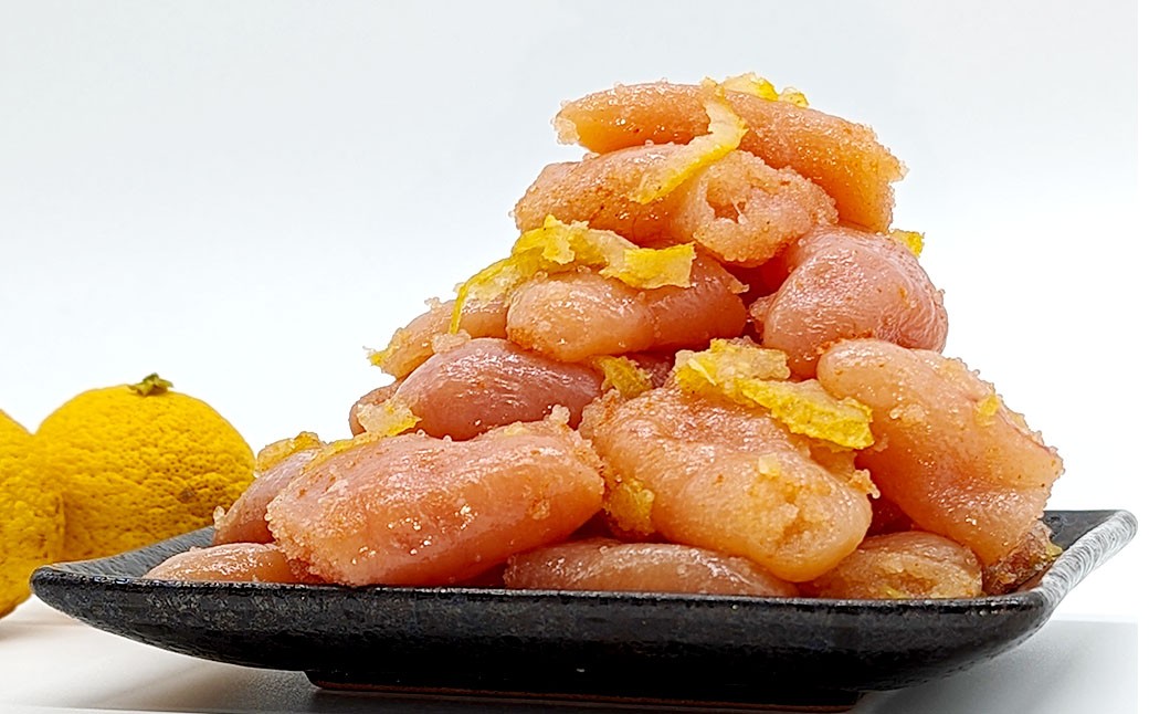 【訳あり】辛子明太子ゆず皮入り一口カット 1kg（500gx2）