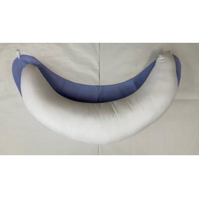 ふるさと納税 泉大津市 安心の日本製　授乳クッション枕　1個　綿100%の専用カバー(ファスナー式)　ブルー　2枚付 |  | 01