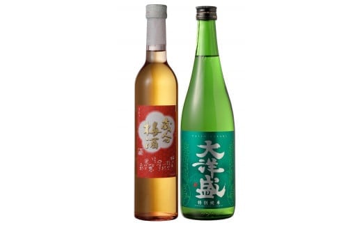 大洋盛セットP（純米酒・梅酒セット）飲み比べセット 大洋酒造 [A4181]