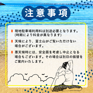 ビーチヨガ 体験 1名様分 沼津 ヨガ