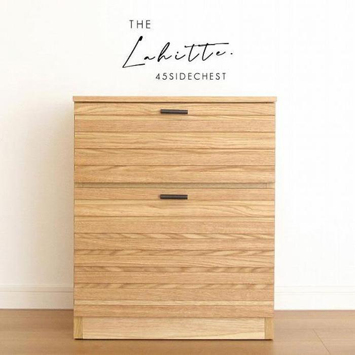 【ふるさと納税】45幅 サイドチェスト オーク 国産 日本製 大川家具 完成品 天然木 木製 サイドテーブル ナイトテーブル ルーバー 格子 ナチュラル | インテリア ファニチャー 人気 おすすめ 送料無料