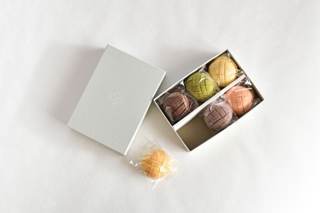 a15-453　スイーツ メロン パン 皮 サンド6種類×2箱 セット