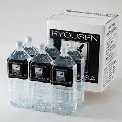 【ふるさと納税】【2週間毎定期便】りょう泉はやぶさ温泉水 2L×6本【高アルカリで超軟水、健康と美をサポート】全6回【4083343】