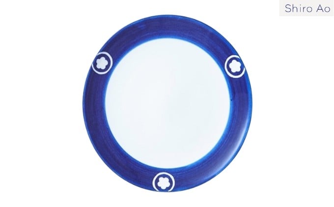 
[№5310-0195]平皿セット（特大・大皿）/ 絵柄_うめ
