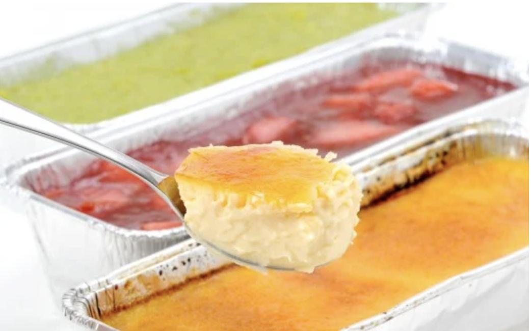 甘仙堂のカタラーナ3種（ずんだ、苺、プレーン）セット