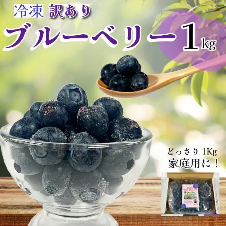 訳あり 冷凍ブルーベリー 約 1kg ブルーベリー