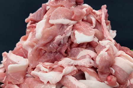 豚肉 切り落とし 1.6kg (400g×4パック)  三元豚 米豚 国産 豚 冷凍