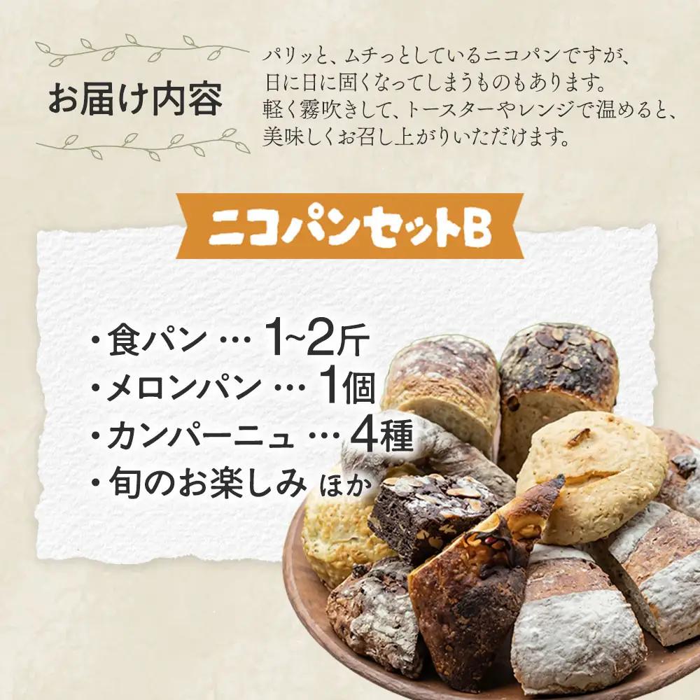 カラダヨロコブ天然酵母のニコパンセットB | パンパンパンパン