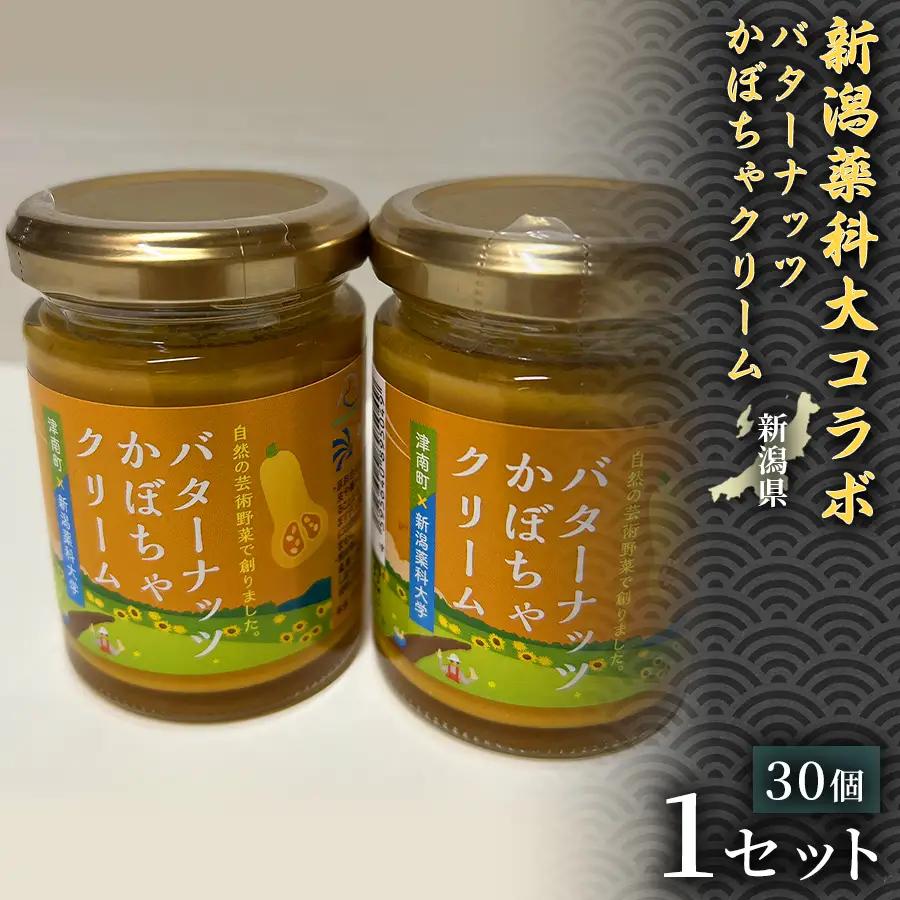 新潟薬科大コラボ バターナッツかぼちゃクリーム（30個入）| 津南町 クリーム