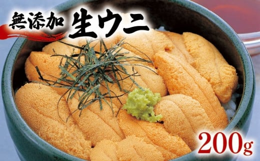 【2026年 先行予約】 生うに 200g うに 冷蔵  保存料無添加 ミョウバン不使用 ウニ 雲丹 ご飯 丼 海鮮丼 ウニ丼 おつまみ 岩手県産  鎌田水産 テレビ TV 放送 ニュース 番組 三陸 岩手県 大船渡市