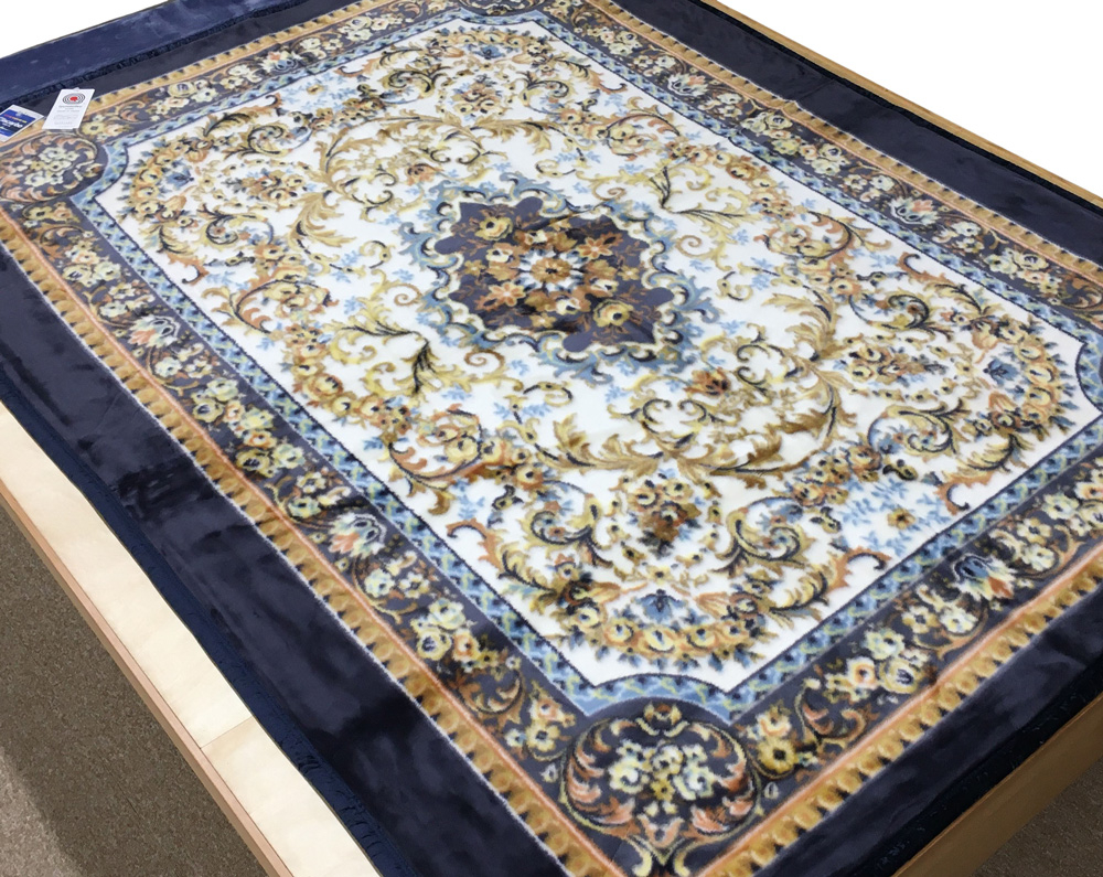 
                  日本製 アクリル マイヤー毛布 シングル ブルー 1枚 (新合繊2枚合わせ毛布)N-YO2604BL [2689]
                