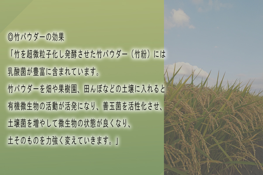 竹パウダー肥料と有機肥料100％使用　特別栽培米 [大和広陵米　かぐや]　白米5kg