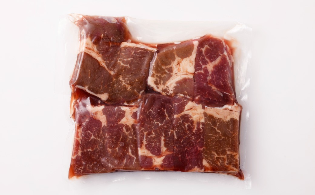 【訳あり】 厚切り牛ザブトン （肩ロース） ステーキ 約500g×4パック 計約2.0kg