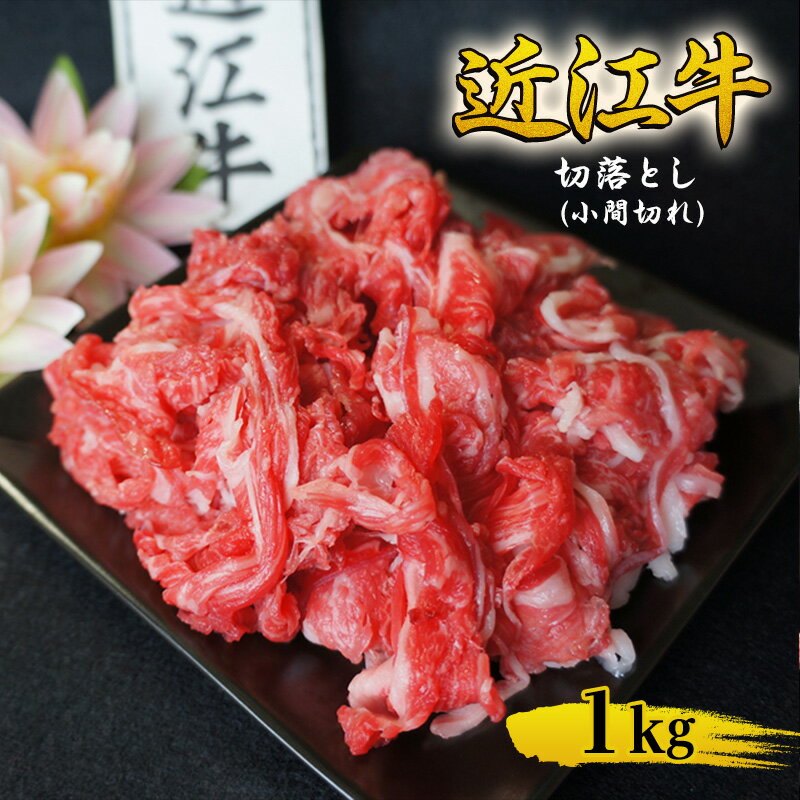 【ふるさと納税】近江牛 切落とし (小間切れ) 1kg 牛肉 牛 和牛 国産牛 ブランド牛 国産 お肉 切落し 小間切れ 不揃い A4等級以上 A4 A5 訳あり 不ぞろい 冷凍 滋賀県 湖南市　お届け：入金確認後、2週間程度で順次発送予定