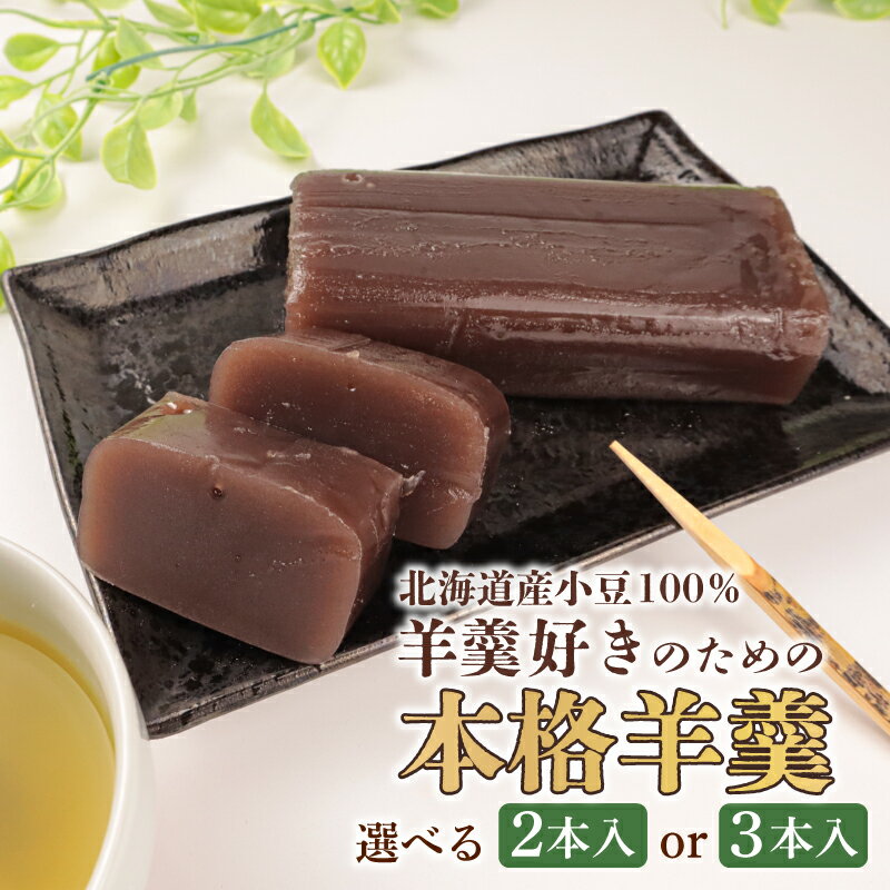 【ふるさと納税】 羊羹 詰め合わせ 選べる 2本入 3本入 和菓子 菓子 お茶菓子 スイーツ ようかん 羊羹 ほんねり羊羹 本格羊羹 お茶 練り 白小豆 詰合せ ギフト のし 贈答用 敬老の日 プレゼント あんこ屋 宮野食品 新潟県 新発田市 J91P