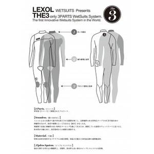 LEXOL WETSUITS 3パーツで構築された『THE3』フルスーツ:素材Ge.ESPA【1278904】