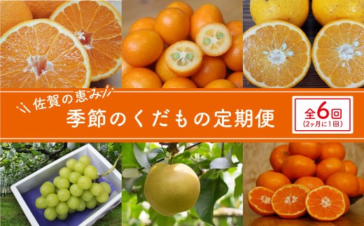 
【全6回】佐賀の恵み 季節のくだもの定期便

