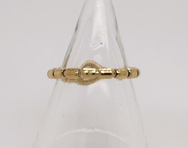 ジュエリー産地甲府　K18ストレッチダイヤリング ダイヤ0.30ct　22735　M