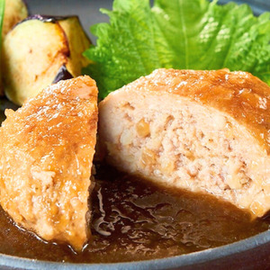 ハピネスハンバーグ　旨こく和風おろし 155ｇ(固形量110ｇ)×10個【daif002】