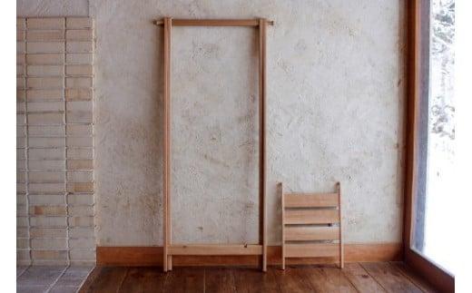 【12月配送】ハンガーラック 国産材 | 年内発送 木製 収納ラック 木製家具 木工製品 飛騨の家具 飛騨家具  無垢 おしゃれ 人気 おすすめ 新生活【オークヴィレッジ】AH076VC12