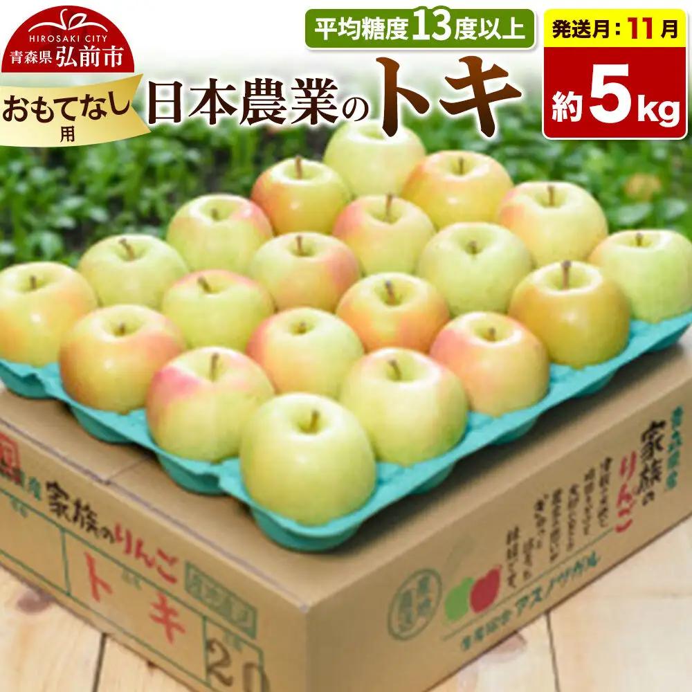 【26年11月発送】りんご トキ【おもてなし用】約5kg 平均糖度13度以上 青森県 弘前市 果物 フルーツ 林檎 リンゴ くだもの