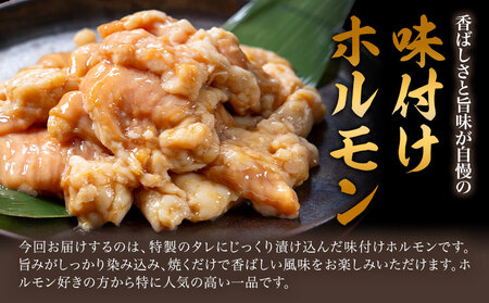 肉 味付け ホルモン 900g 坂西商店 【配送不可地域あり】《30日以内に出荷予定(土日祝を除く)》 熊本県 苓北町 ホルモン 牛 タレ 味付き BBQ 肉 にく 送料無料