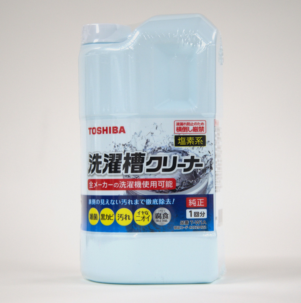 東芝　洗濯槽クリーナー 塩素系 1回分 1,500mL　T-W1A 141305_KV45