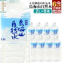 【ふるさと納税】鳥海山自然水(2L)8本×6か月連続 計48本