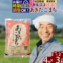 【ふるさと納税】※令和6年産 新米予約※《定期便3ヶ月》秋田県産 あきたこまち 4kg【3分づき】(2kg小分け袋) 2024年産 お届け時期選べる お届け周期調整可能 隔月に調整OK お米 おおもり