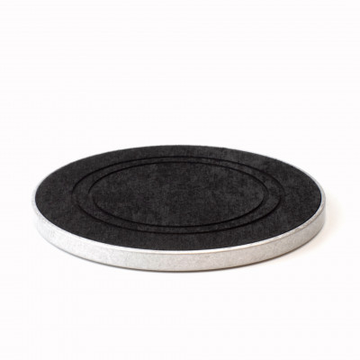 
＜高岡銅器＞KISEN Bottle Coaster ECLIPSE Silver【1371693】
