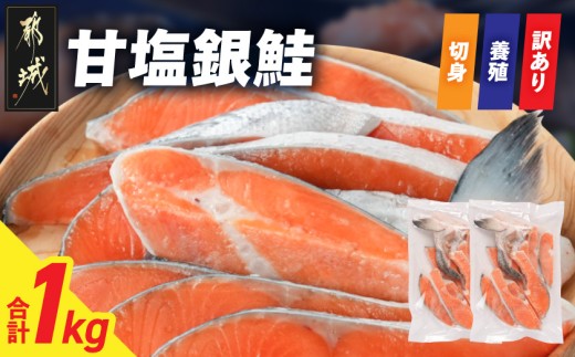 
                  【訳あり】甘塩銀鮭切身(養殖)1kg〔N7-001〕_(都城市) 訳あり 甘塩銀鮭 切身 養殖 1kg 焼き魚 フライ ホイル焼き おかず お弁当
                