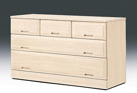 桐たんす 総桐クローゼット収納100幅3段 KC-100：C145-004