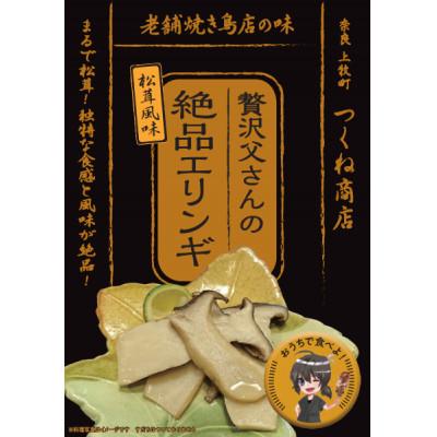ふるさと納税 上牧町 【老舗焼き鳥屋】松茸を割いて塩を振り焼き台で丁寧に焼いた状態をエリンギで再現　秋の味覚再現セットB